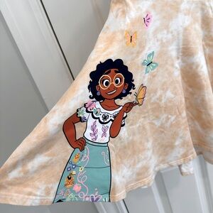 Encanto Mirabel cotton high low skater dress girl size 5